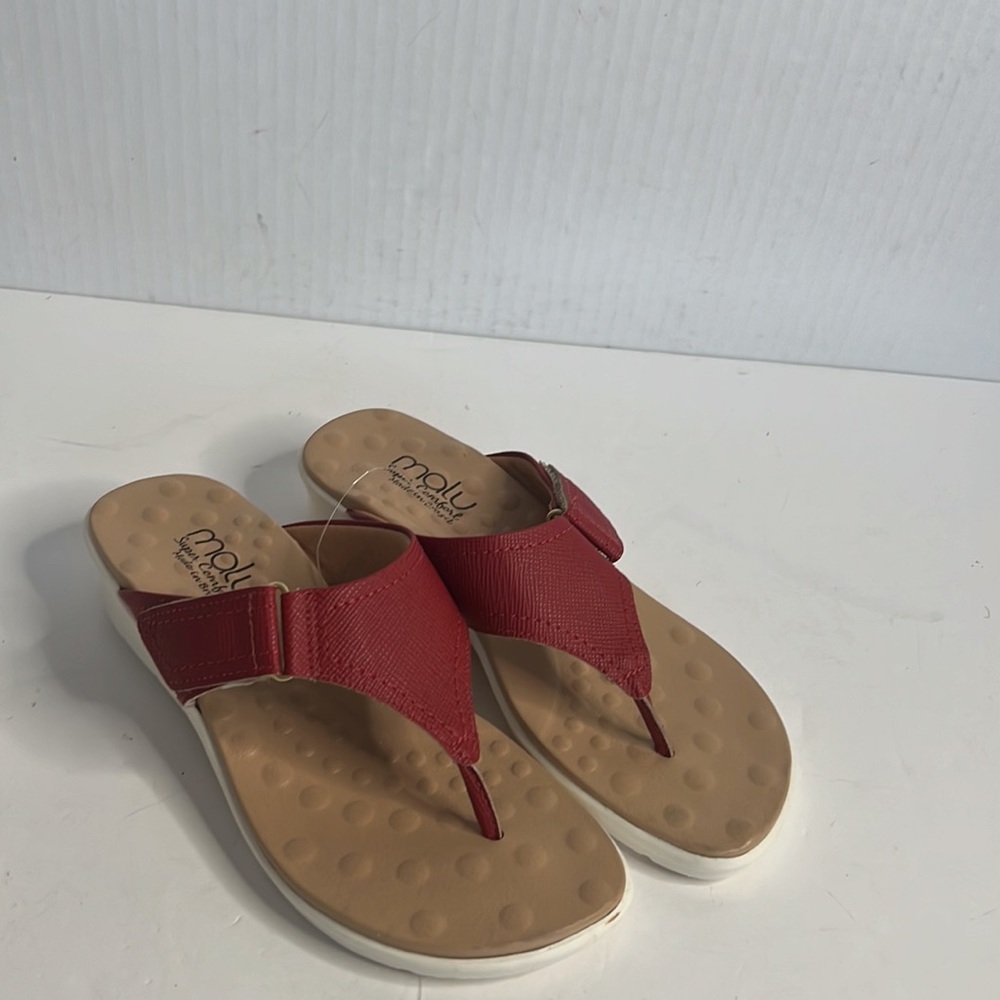 Malu Super Comfort Flip Flop Sandals Cutout Thong Slip On - Picture 3 of 9